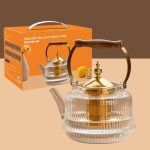 High-value retro lift block pot teapot office tea set heat-resistant water set activity opening gift