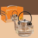 High-value retro lift block pot teapot office tea set heat-resistant water set activity opening gift