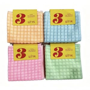 160 grams of knitted light-colored small-check patterned hemmed patchwork