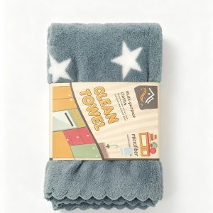 240 grams of jacquard-printed coral fleece waistband with star-shaped hook fastening