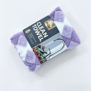 240 Knitted plain coral fleece waistband belt (three-color check pattern with hook)