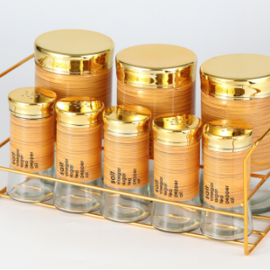 Bamboo-Pattern Metal Rack