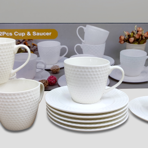 Ceramic Coffee Cups & Saucers