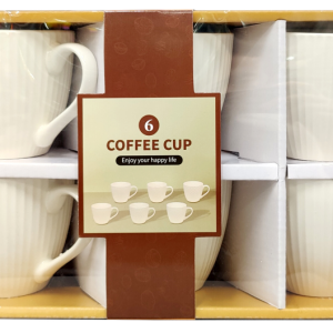 Ceramic Coffee Cups & Saucers