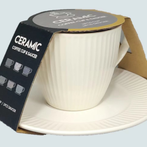 Ceramic Coffee Cups & Saucers