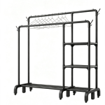 Double‑Rail Multi‑Function Storage Rack