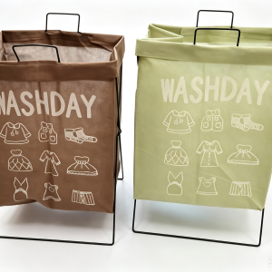 Laundry Hamper with Metal Stand