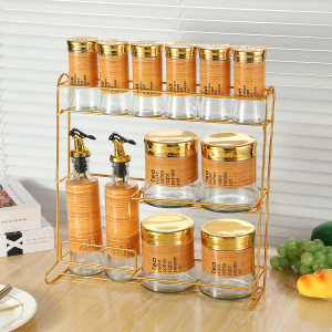 Bamboo-Pattern Metal Rack