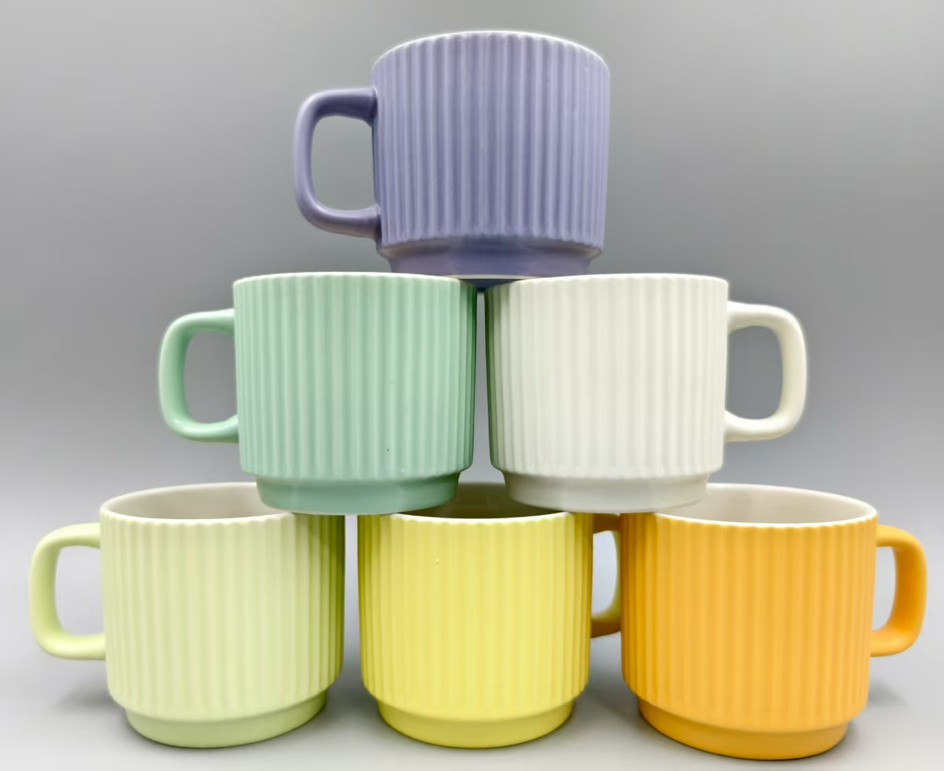 Embossed Colored Glaze Water Cup - Image 2
