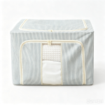 Fabric Storage Box with Metal Frame