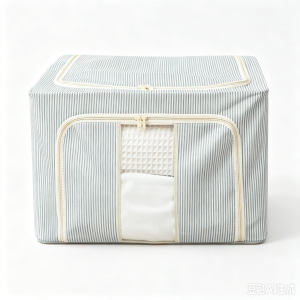 Fabric Storage Box with Metal Frame