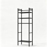 oilet Storage Rack with Hooks