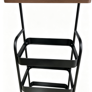 4-Tier Rolling Storage Cart with Table Top