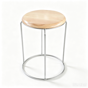 Four-Legged Oak Stool