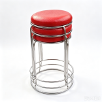 Electroplated Metal Stool