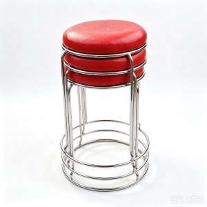 Electroplated Metal Stool