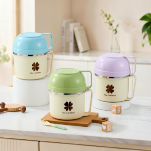 15 Clover Pattern Insulated Food Bowl