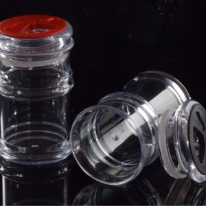 Small Crystal Powder Bottle with Twist Cap