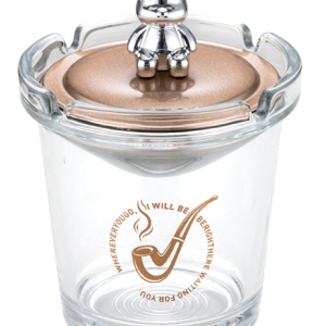 Glass Funnel Ashtray with Lid
