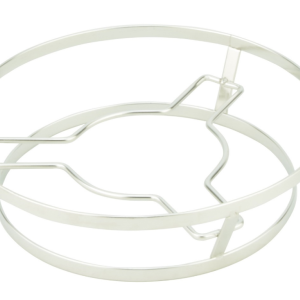 Small‑Size Round Double‑Tier Multi‑Function Flat‑Wire Pot Rack