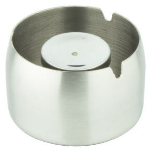 8cm Magnetic Windproof Ashtray, 1cm, Matte Finish, With Pillar